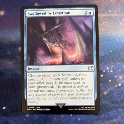 MTG Final Fantasy non Foil Uncommon #0079 Swallowed By Leviathan - Image 1