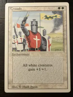MTG Revised Edition Crusade - Banned - HP - Vintage - Image 1