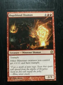 Rageblood Shaman x1 Theros Magic the Gathering MTG Card @1401 - Image 1