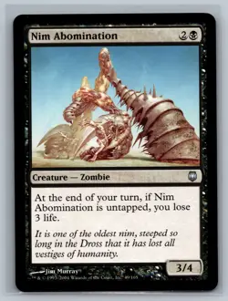 Magic The Gathering Darksteel Nim Abomination #49/165 MTG TCG CCG - Image 1