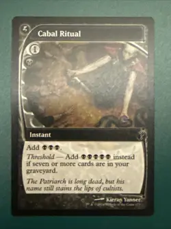 Cabal Ritual MTG Mystery Booster 2 Future Shifted border NM English - Image 3