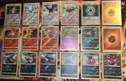 Pokemon TCG Sun & Moon Reverse Holo Card Lot (50) LP/NM - Image 2