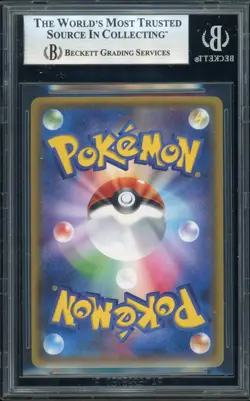 Pokemon Poncho Wearing Eevee Espeon 140/SM-P Eevee Mega Campaign Promo BGS 8 - Image 2