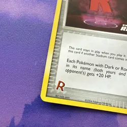 Rocket's Hideout 87/109 Team Rocket Returns Stamped Reverse Holo Stamped Pokemon - Image 4