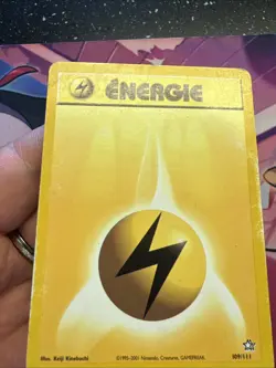 Carte Pokemon Wizards Neo Genesis Energie Electrique 109/111 Francais - Image 3