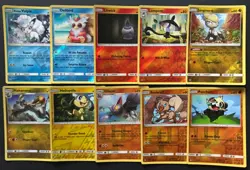 10 X Guardians Rising SM REVERSE HOLO Pokemon Cards Bundle Alolan Vulpix 21/145 - Image 1