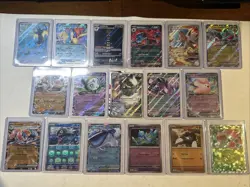 Mixed Pokemon Lot / 17 Cards / Full Arts / EX’s / Master Ball - Image 1