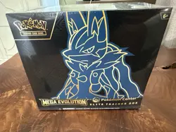 Pokemon TCG Mega Evolution Pokemon Center ETB Lucario - Factory Sealed - New - Image 1