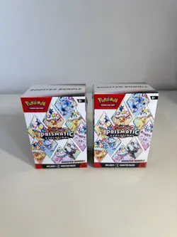 2 x Sealed Pokemon TCG: Scarlet & Violet Prismatic Evolutions Booster Bundle Box - Image 1