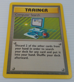 Pokemon Computer Search 71/102 NM-LP Base Set - Image 1