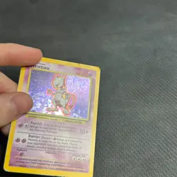 Mewtwo 10/102 Base Set Holo Rare English Pokemon TCG MP - Image 2