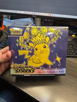Surging Sparks Pokemon Center Elite Trainer Box ETB SEALED - Image 1