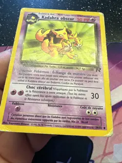 Carte Pokemon Kadabra Obscur 39/82 Francais Vf Fr Wizard Team Rocket - Image 5