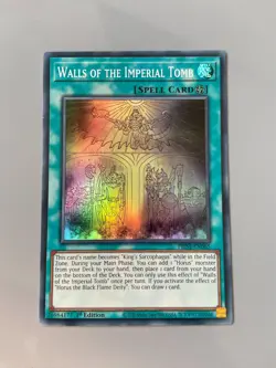Walls of the Imperial Tomb - 1st Edition Super Rare PHNI-EN065 Yugioh - Image 1