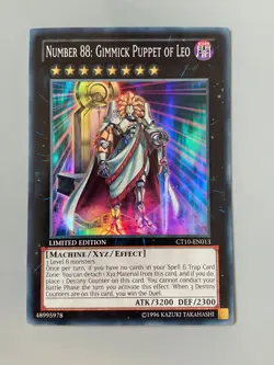 Number 88: Gimmick Puppet of Leo - Limited Edition Super Rare CT10-EN013 Yugioh - Image 1