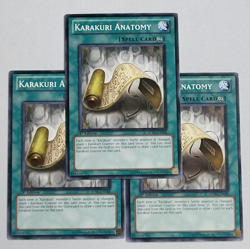 3 x YuGiOh TCG Karakuri Anatomy STBL-EN048 1st Common NM - Image 1