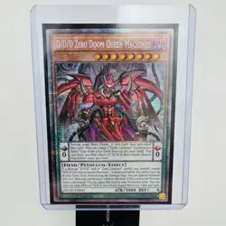 Yugioh! 1x D/D/D Zero Doom Queen Machinex DOOD-EN003 Starlight Rare 1st Ed NM - Image 1