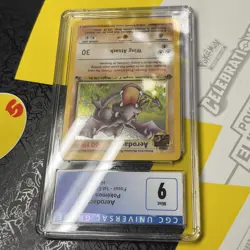 1999 Pokemon Aerodactyl 1st Edition Holo Rare Fossil (LP-NM) CGC 9 - Image 3