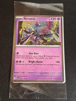 Xerneas 64/132 - 2025 Bestbuy Stamped Promo - Pokemon TCG Mega Evolution 2025 - Image 1