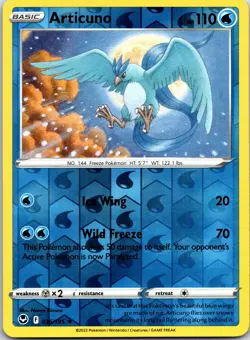 Pokemon TCG - Articuno Reverse Holo Rare SWSH12: Silver Tempest 036/195 NM - Image 1