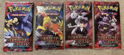 🎴 Pokemon SV10 Destined Rivals Booster Packs x4 - All Artworks - In Hand ✨ - Image 2