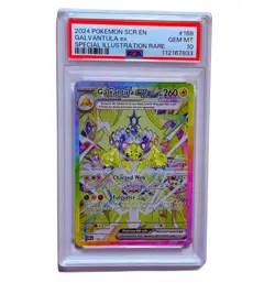 Galvantula EX 168/142 SIR Pokemon Sv07: Stellar Crown Holo GEM MINT PSA 10 - Image 1