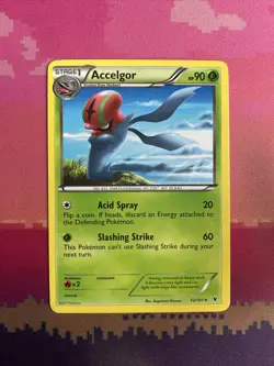 Pokemon Card Accelgor Noble Victories Rare 12/101 Near Mint - Image 1