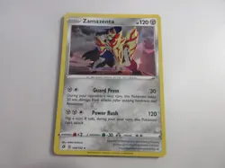 Zamazenta Cracked Ice Holo Rebel Clash Pokemon Card LP - Image 1