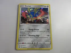 Zacian Cracked Ice Holo Rebel Clash Pokemon Card NM - Image 1