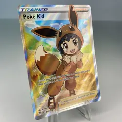 Poke Kid 070/072 Shining Fates NM Full Art Ultra Rare Trainer Pokemon Card - Image 2
