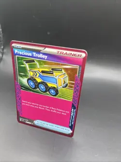 Pokemon Precious Trolley 185/191 Surging Sparks Ace Spec Holo Card - Image 3