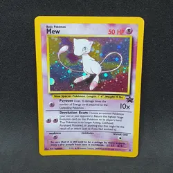 Mew WP9 Holo rare Black Star Promo WOTC Vintage Pokemon Card 1999 TCG - Image 1