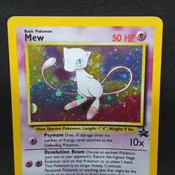 Mew WP9 Holo rare Black Star Promo WOTC Vintage Pokemon Card 1999 TCG - Image 2