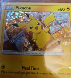 Pokemon Mcdonalds 25th Anniversary Pikachu Holo Card 2021 (Instantly Sleeved) - Image 2