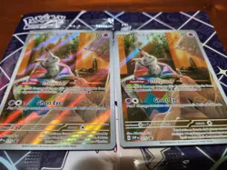 Two 2024 Pokemon Paldean Fates Mimikyu SVP 075 Promo Cards New NM-M Condition - Image 1