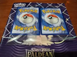 Two 2024 Pokemon Paldean Fates Mimikyu SVP 075 Promo Cards New NM-M Condition - Image 5