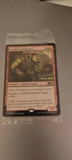 Goblin Trashmaster Pre-Release Promo (FOIL) - M19 - Image 1