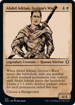 Foil - Abdel Adrian, Gorion's Ward (Showcase) - 375 / NM / English MTG - Image 1