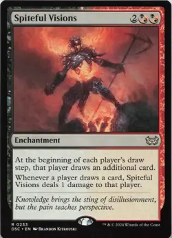 Spiteful Visions Commander: Duskmourn: House of Horror 351 LP-NM - Image 1