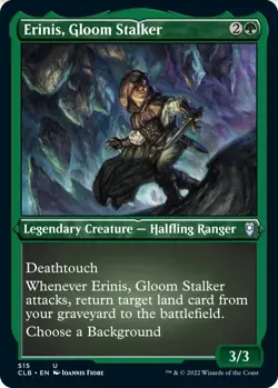 Foil - Erinis, Gloom Stalker (Foil Etched) - 515 / NM / English MTG - Image 1