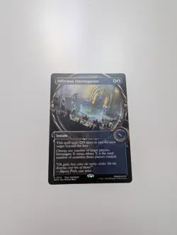 MTG - Officious Interrogation (Showcase)- Murders at Karlov Manor NM/M Condition - Image 1