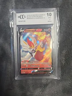 2020 Pokemon SWSH Sword Shield Galar Partners Cinderace V #015 eBay 1/1 PSA 10 - Image 1