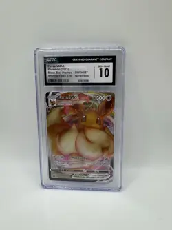 CGC 10 GEM Eevee VMAX SWSH087 Shining Fates Black Star Promo Full Art Pokemon - Image 1