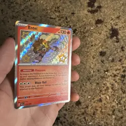 Entei 112/091 Pokemon TCG Sv: Paldean Fates Baby Shiny Rare 2024 NEAR MINT NM - Image 4