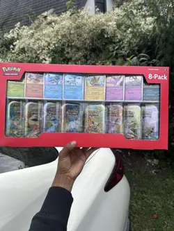 Pokemon TCG: Scarlet & Violet Prismatic Evolutions 8 Pack Mini Tin Set 🔥 - Image 1