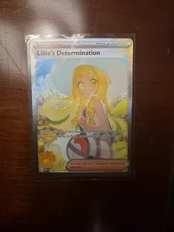 Lillie's Determination SIR 184/132 Mega Evolutions Pokemon NM - Image 1
