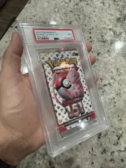 Pokemon 151 Authentic Sealed Graded Booster Pack English PSA 9 Mint - Image 3