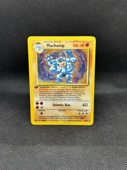 Machamp 1st Edition 008/102 Deck Exclusives Holo Pokemon TCG - Image 1