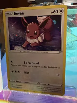 Pokemon - Eevee SWSH127 Black Star Promo Holo Rare Foil - NM - Image 2