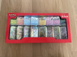 Pokemon TCG Prismatic Evolutions Costco 8 Pack Mini Tins Set + Promos New Sealed - Image 2